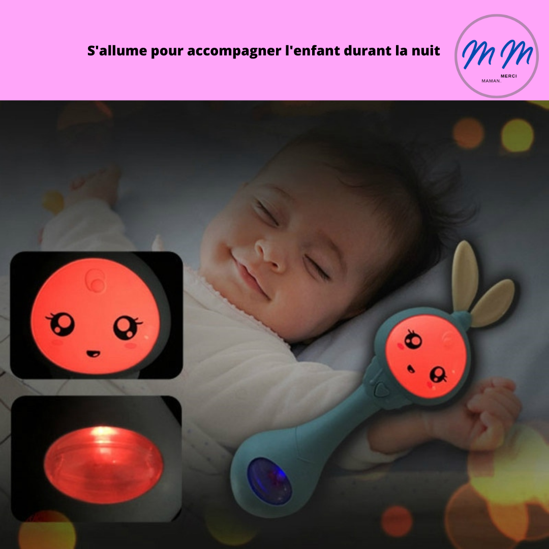 Hochet de musique clignotant pour bébé