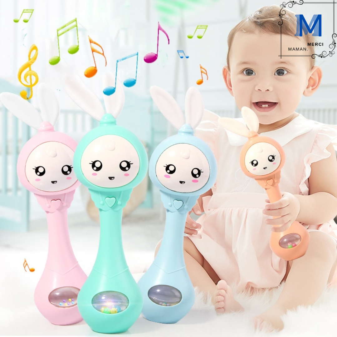 Hochet de musique clignotant pour bébé